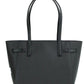 Carmen Large Black Saffiano Leather North South Tote Handbag