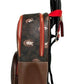 Court Hedgehog Signature Coated Canvas Backpack Shoulder Book Bag