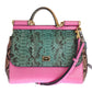 Elegant Exotic Leather Miss Sicily Bag
