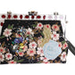 Elegant VANDA Evening Clutch with Exotic Detailing