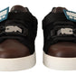 Elegant Shearling-Lined Leather Sneakers