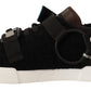 Elegant Shearling-Lined Leather Sneakers
