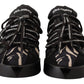 Zebra Suede Low Top Sneakers