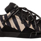 Zebra Suede Low Top Sneakers