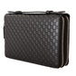 Elegant Black Leather Men's Zip Wallet