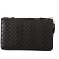 Elegant Black Leather Men's Zip Wallet