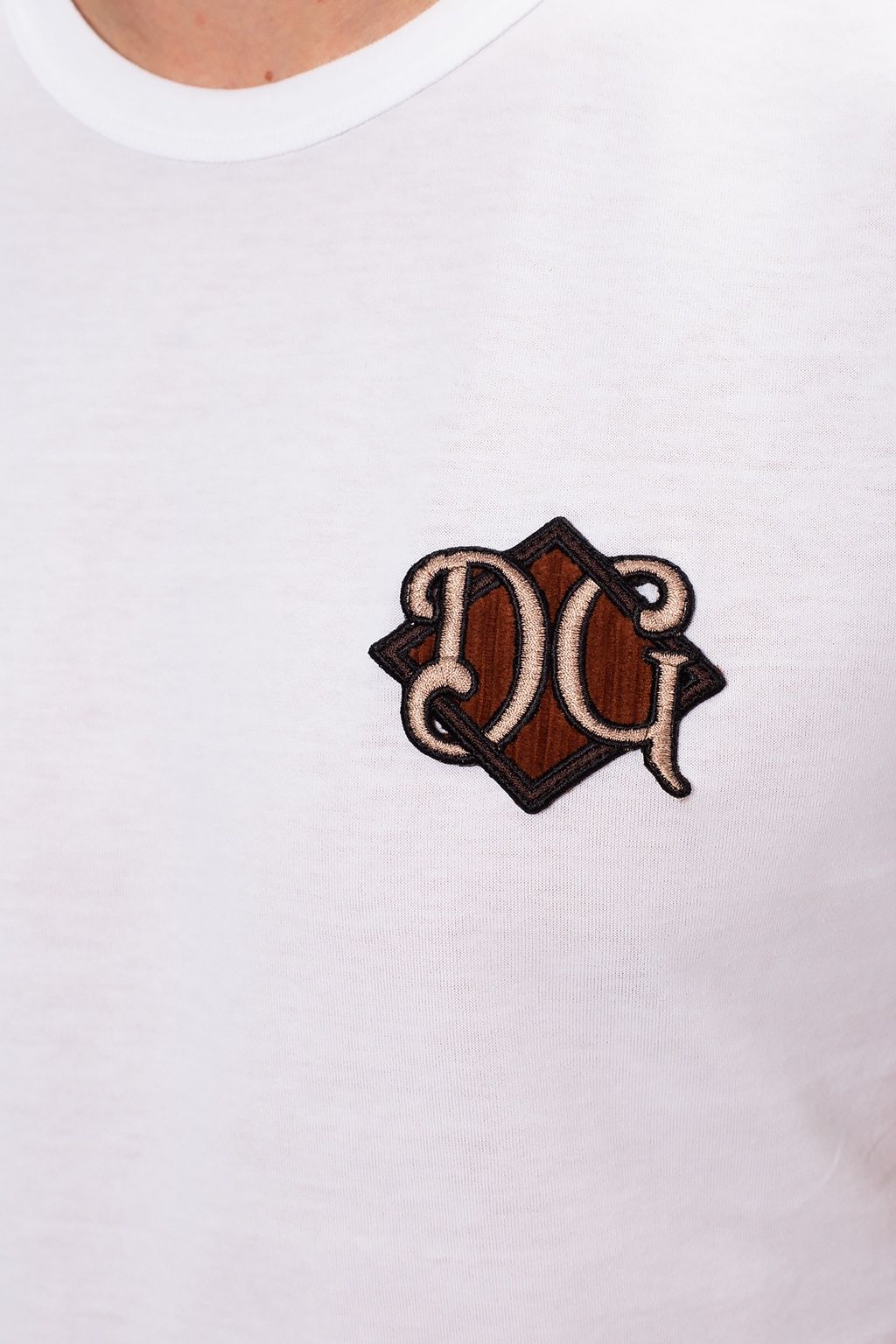 White Cotton Men's T-Shirt