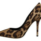 Chic Leopard Brocade Stiletto Pumps