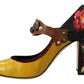 Elegant Floral Mary Jane Heels