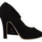 Chic Floral Elastic Sock Pumps