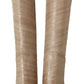 High Cardinale Beige Leather Boots