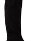 Elegant Black Suede High Rider Boots