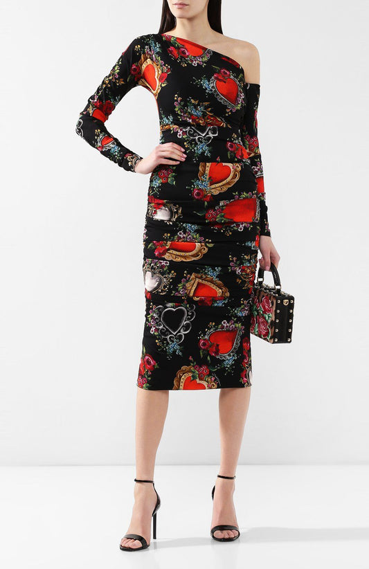 Black Silk Women Dress