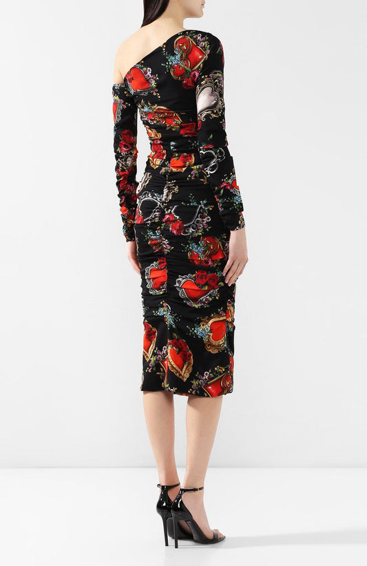 Black Silk Women Dress