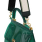 Sicily Bag in Lush Green with Gold Accents