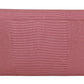 Elegant Pink Leather Continental Wallet
