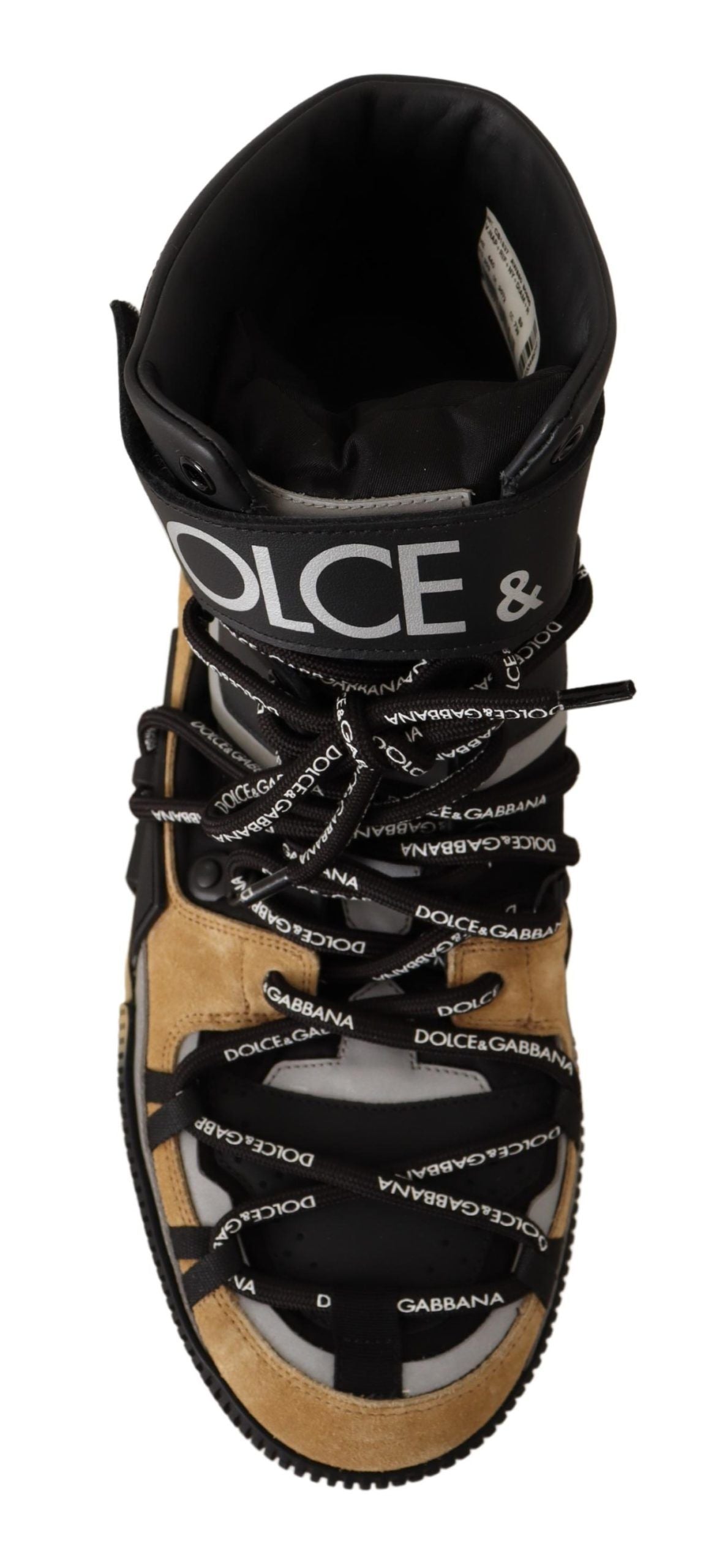 Elegant Leather High Top Sneakers