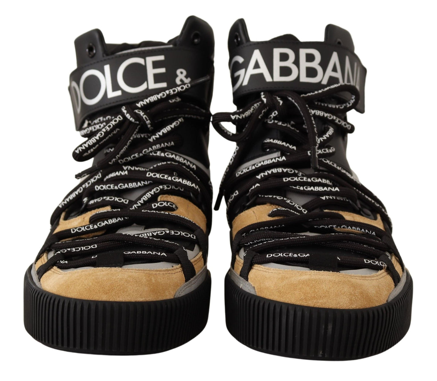 Elegant Leather High Top Sneakers