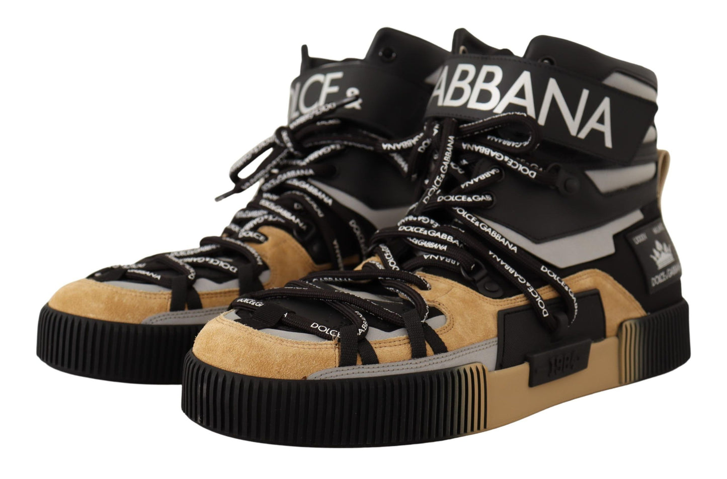 Elegant Leather High Top Sneakers