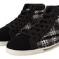 Elegant Check High Top Sneakers