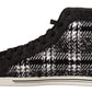Elegant Check High Top Sneakers