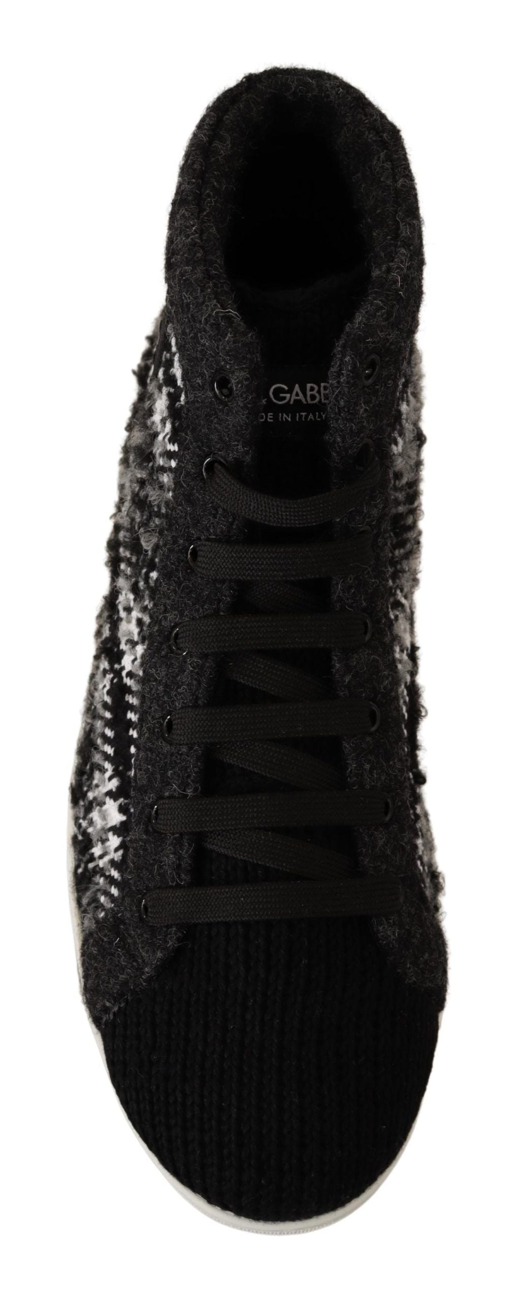 Elegant Check High Top Sneakers
