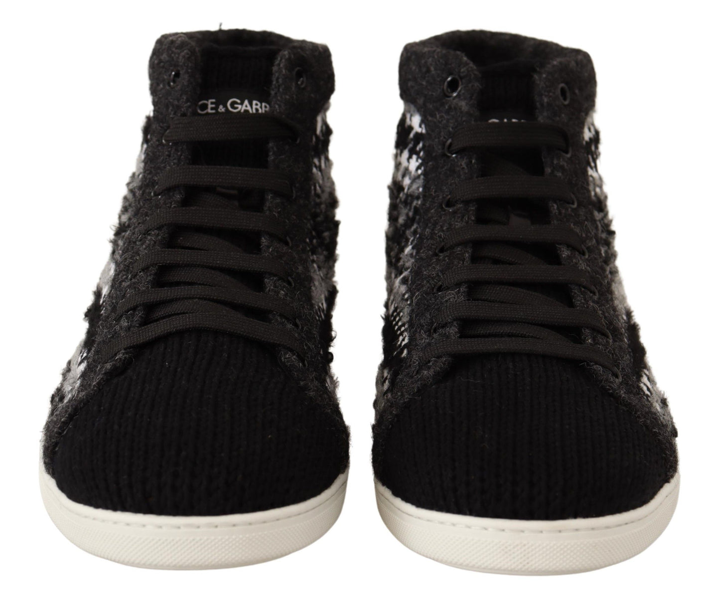 Elegant Check High Top Sneakers