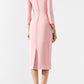 Pink Viscose Women Dress