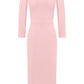 Pink Viscose Women Dress