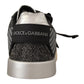Elegant Silver Low Top Casual Sneakers