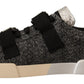 Elegant Silver Low Top Casual Sneakers