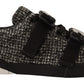 Elegant Low Top Casual Sneakers in Black