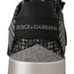 Elegant Low Top Casual Sneakers in Black