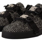 Elegant Low Top Casual Sneakers in Black