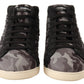 Elegant Gray High Top Sneakers