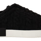 Elegant Monochrome Wool Blend Sneakers