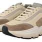 Daymaster Casual Beige Leather Sneakers