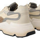 Daymaster Casual Beige Leather Sneakers