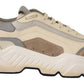Daymaster Casual Beige Leather Sneakers