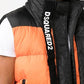 Chic Blue & Black Men's Quilted Vest