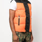 Chic Blue & Black Men's Quilted Vest