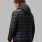 Black Nylon Men Jacket