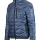 Blue Nylon Men Jacket