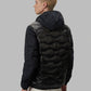 Monochromatic Wave Quilted Down Jacket
