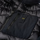 Monochromatic Wave Quilted Down Jacket