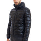 Black Nylon Men Jacket