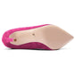 Fuchsia Calfskin Women Boot