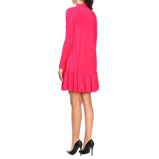 Fuchsia Viscose Women Dress
