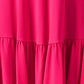 Fuchsia Viscose Women Dress