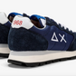 Blue Leather Men Sneaker